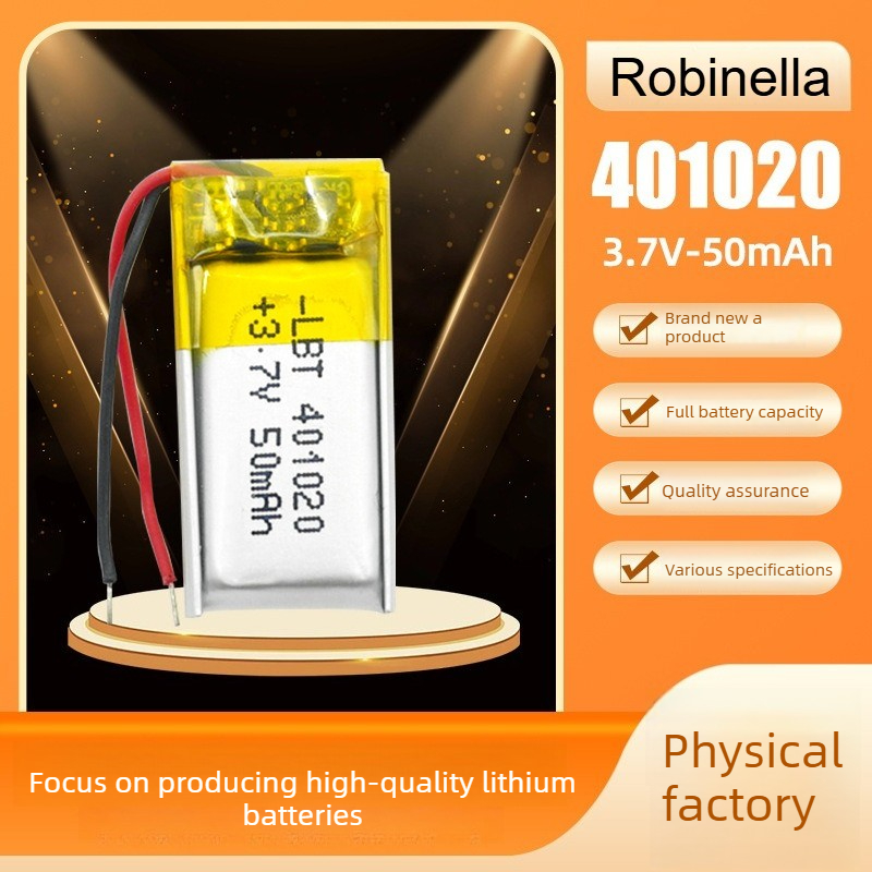 Smartwatch Headset - 401020 3.7V 55mAh Bateria litowo-polimerowa Li-Po
