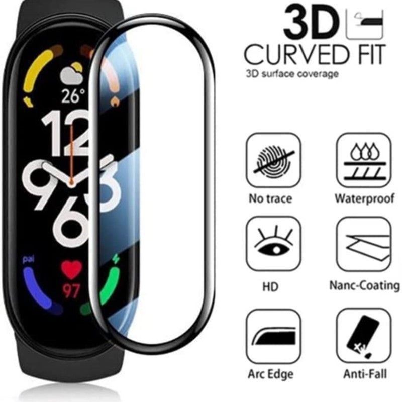 Smartwatch Band Accessories - Pełna ochrona ekranu 3D dla Xiaomi