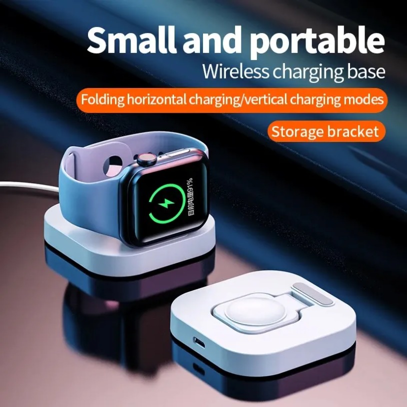 Wireless Charger Watch - Przenośna, szybka, magnetyczna, bezprzewodowa stacja ładująca