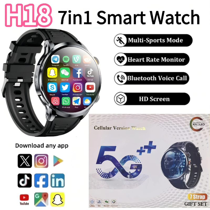 Smartwatch Store - H18 Nowy Smartwatch Android 4G LTE