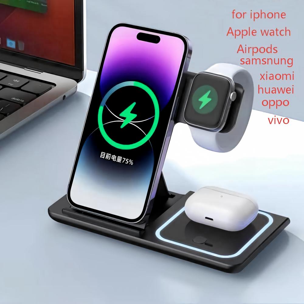 Smartwatch Ac - Bezprzewodowa ładowarka z uchwytem 3 w