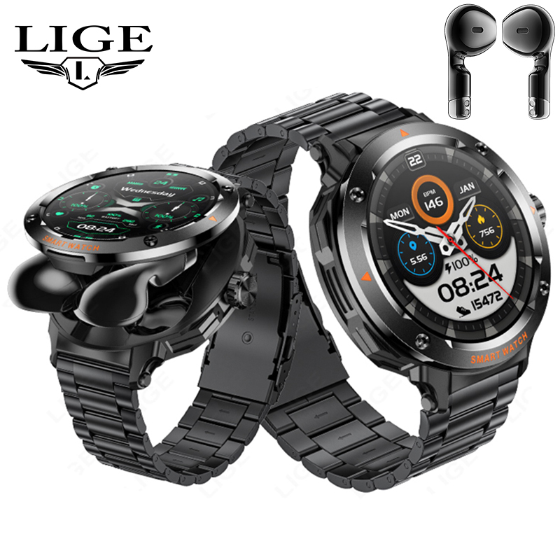Smartwatch Headset - Nowy Męski Zegarek Smartwatch 2 w
