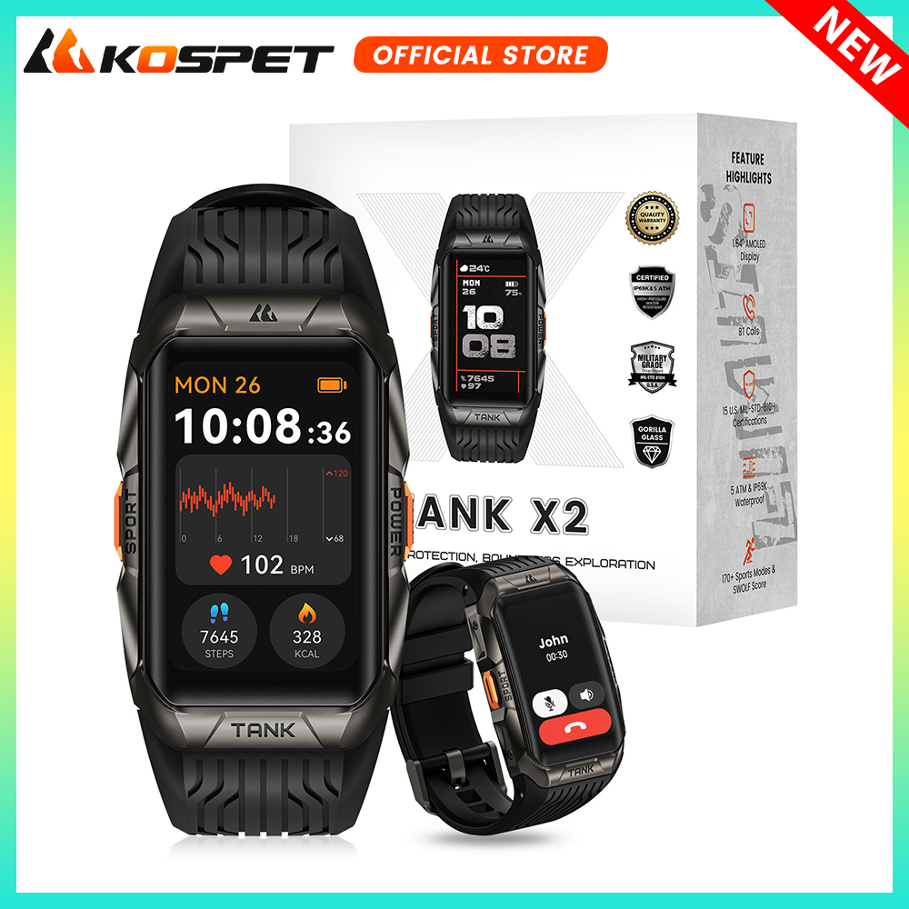 Smartwatch X2 - KOSPET TANK X2 Inteligentny zegarek dla