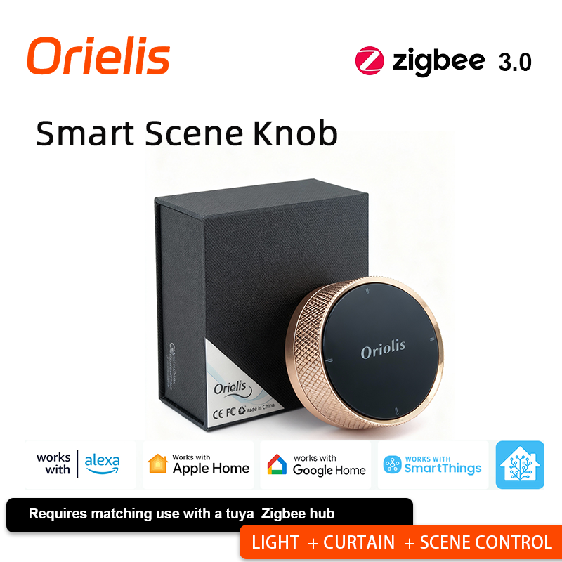 Smart Accessories - ORIELIS Tuya Zigbee Inteligentny Pokrętło Sterujące