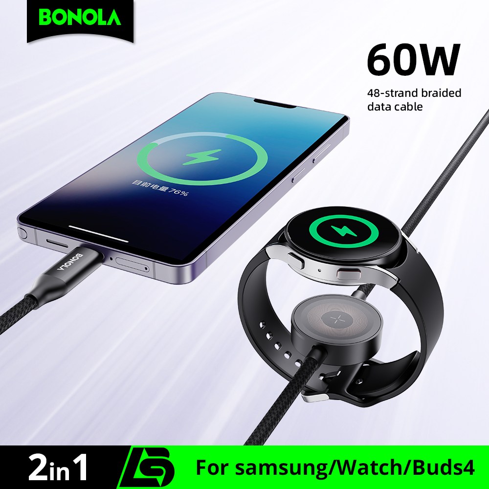 Smartwatch Ac - Ładowarka Bonola 2 w 1 do