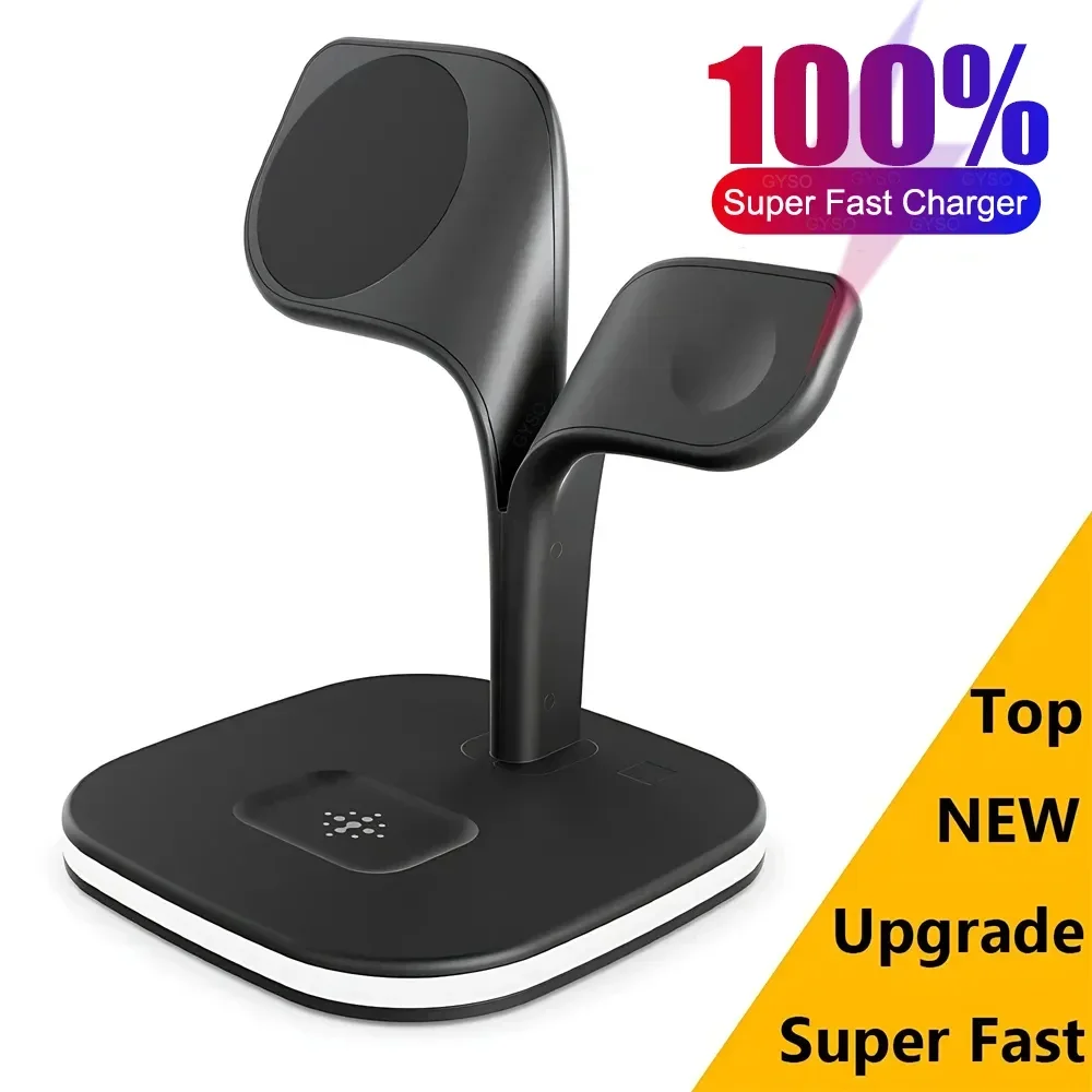 Wireless Charger Watch - Magnetyczna bezprzewodowa ładowarka 3 w 1
