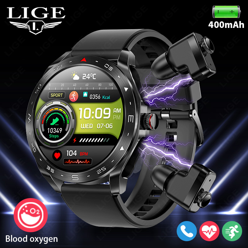 Smartwatch Headset - LIGE z słuchawkami Bluetooth zestaw słuchawkowy