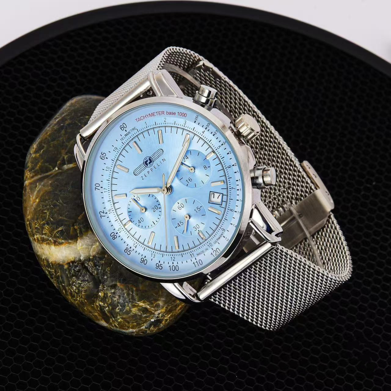 Stainless Mesh Band - Nowa Kolekcja 2026 Zeppelin Męski Zegarek