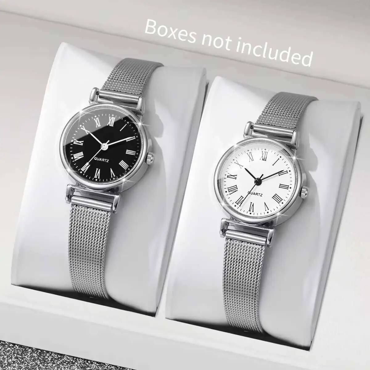 1/2 SZT. Modne Zegarki Damskie – Stainless Mesh Band recenzja i cena