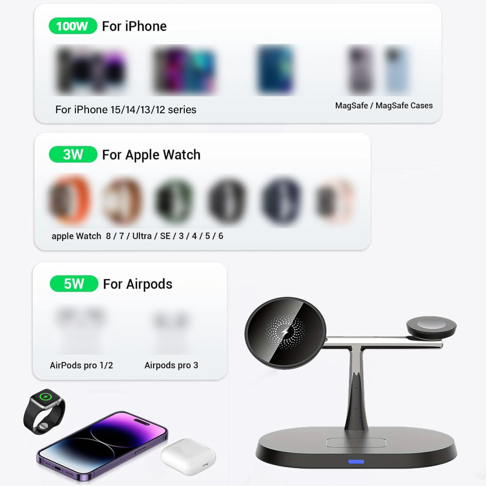 Magnetyczna bezprzewodowa stac – Smartwatch Ac recenzja i cena