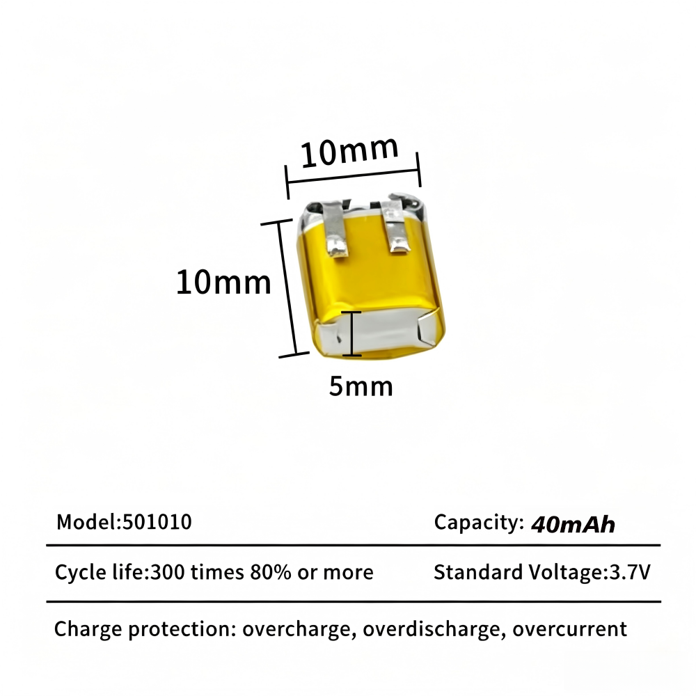 Bateria 501010 3.7V 40mAh Lipo – Smartwatch Headset recenzja i cena