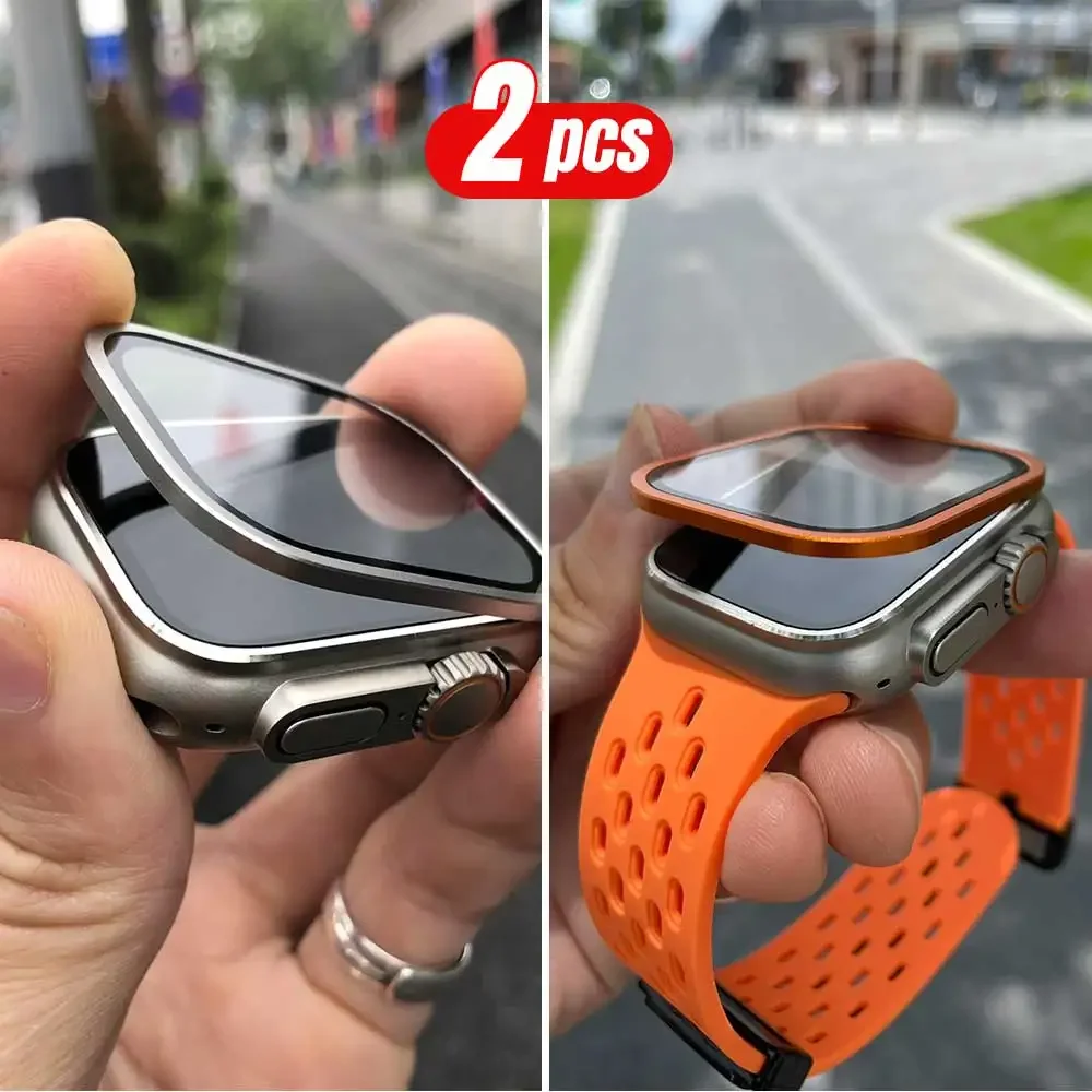 2 SZT. Tytanowa Metalowa Ramka – Apple Smartwatch Accessories recenzja i cena