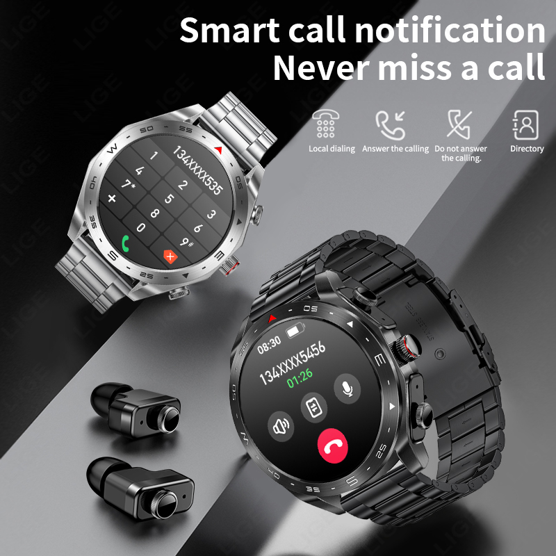 Smartwatch LIGE z słuchawkami  – Smartwatch Headset recenzja i cena