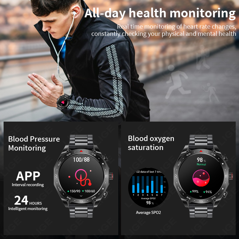 Smartwatch LIGE z słuchawkami  – Smartwatch Headset recenzja i cena