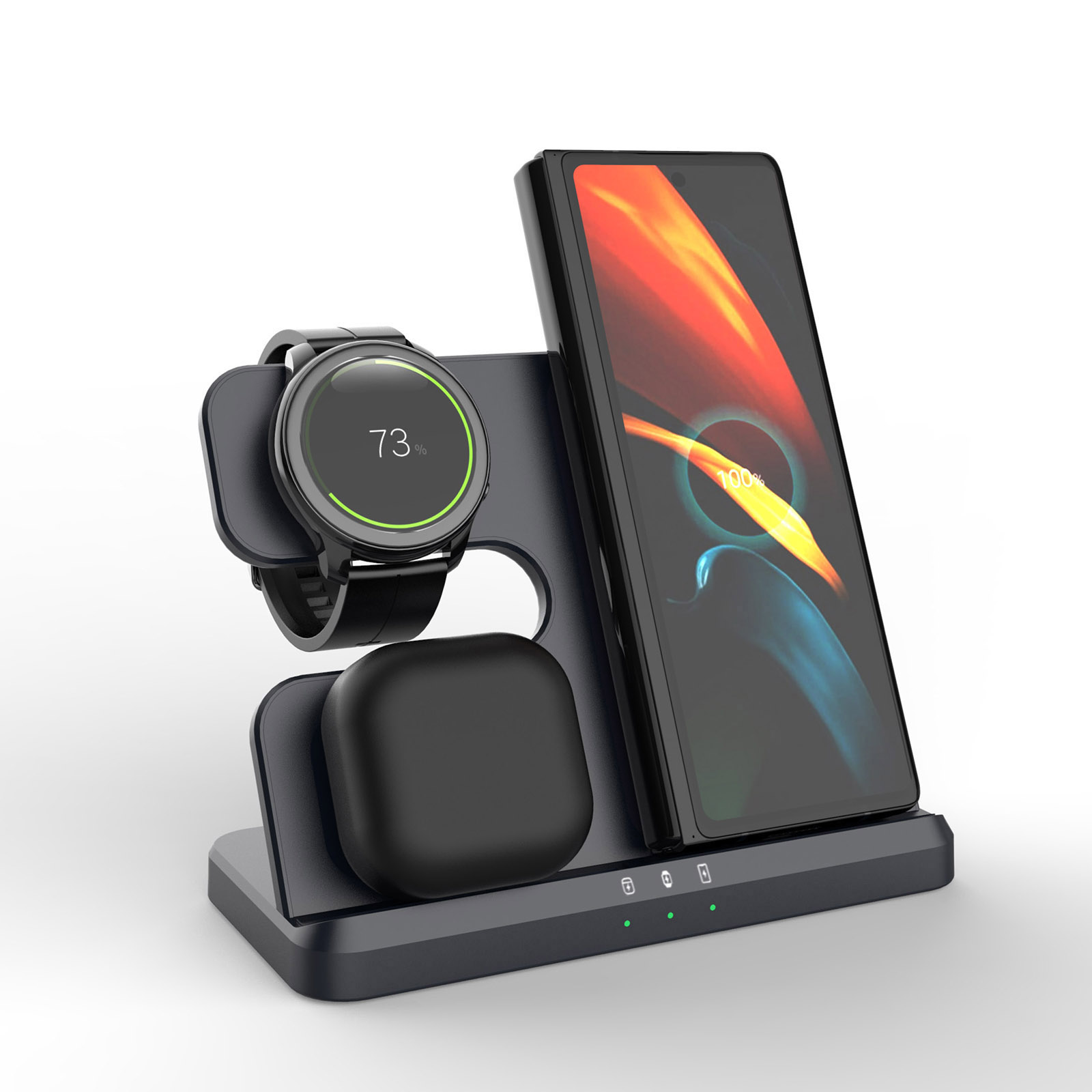 Bezprzewodowa ładowarka 3 w 1, – Wireless Charger Watch recenzja i cena