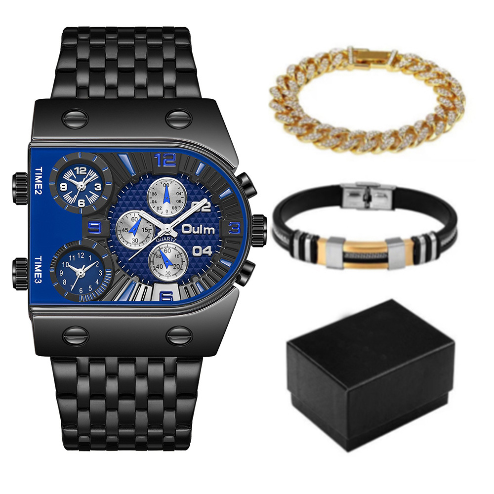 Męski luksusowy prostokątny zł – Smartwatch Face recenzja i cena