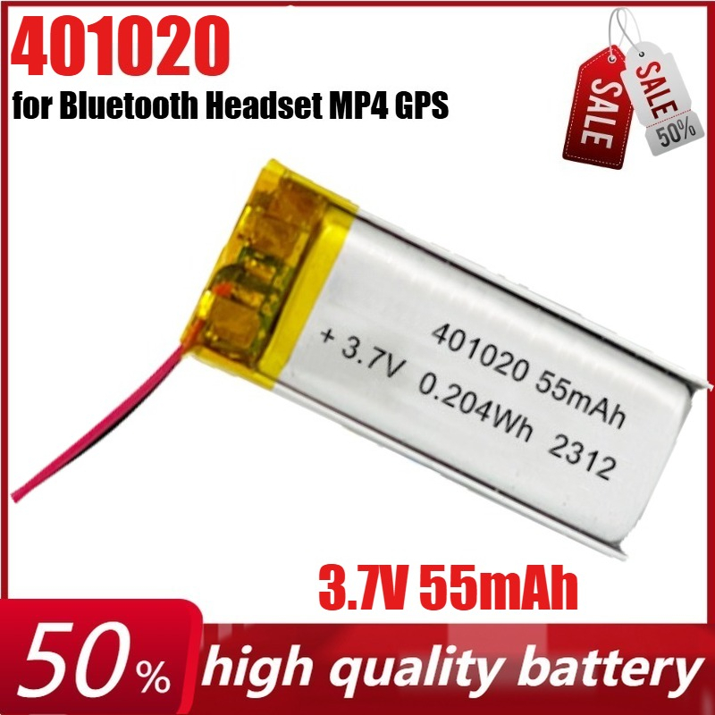401020 3.7V 55mAh Bateria lito – Smartwatch Headset recenzja i cena
