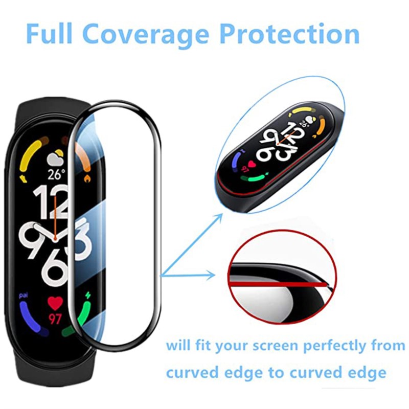 Pełna ochrona ekranu 3D dla Xi – Smartwatch Band Accessories recenzja i cena