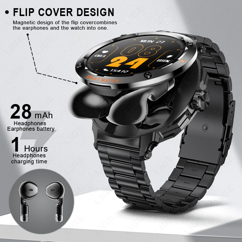 Nowy Męski Zegarek Smartwatch  – Smartwatch Headset recenzja i cena