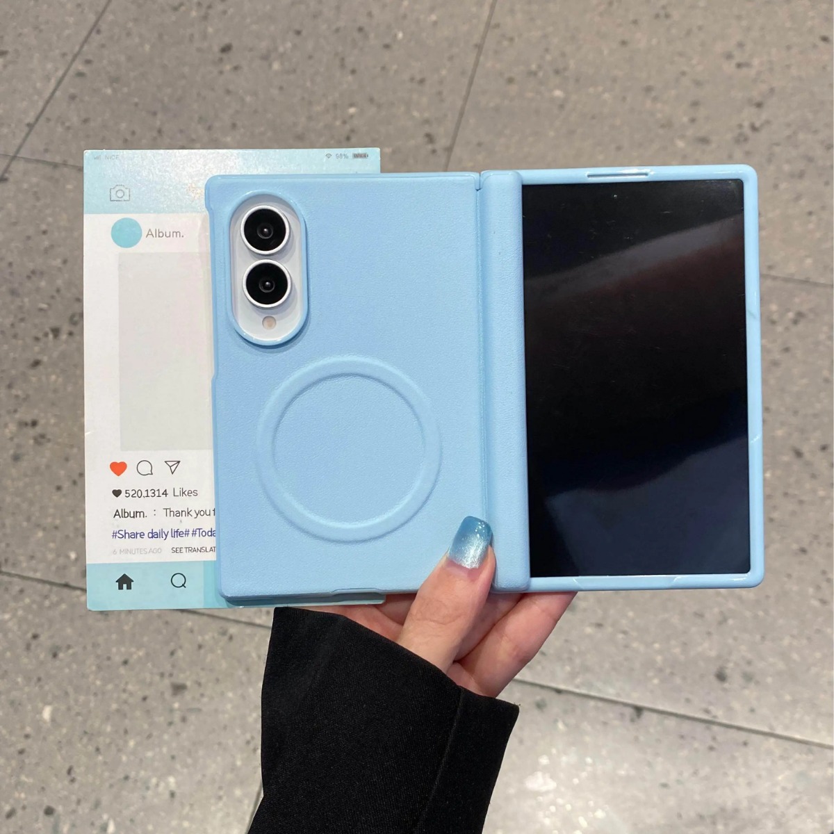 Etui z matowej skóry w cukierk – Screen Protector Film recenzja i cena