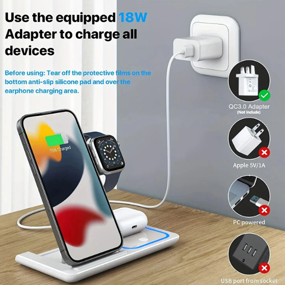 15W 3 w 1 Bezprzewodowa Stacja – Smartwatch Ac recenzja i cena