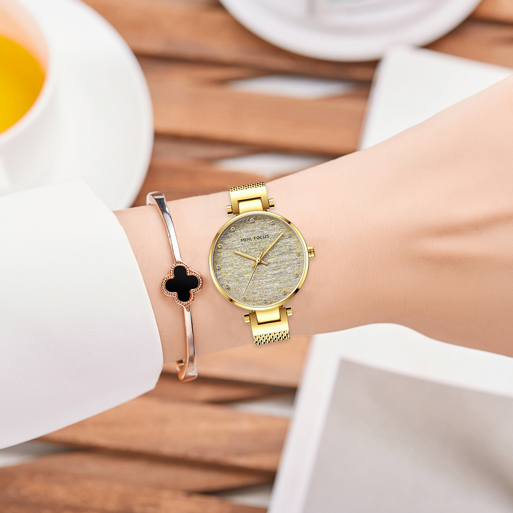 MINI FOCUS MF0328L trwały eleg – Stainless Mesh Band recenzja i cena