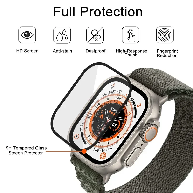Pełna zakrzywiona osłona ekran – Apple Smartwatch Accessories recenzja i cena
