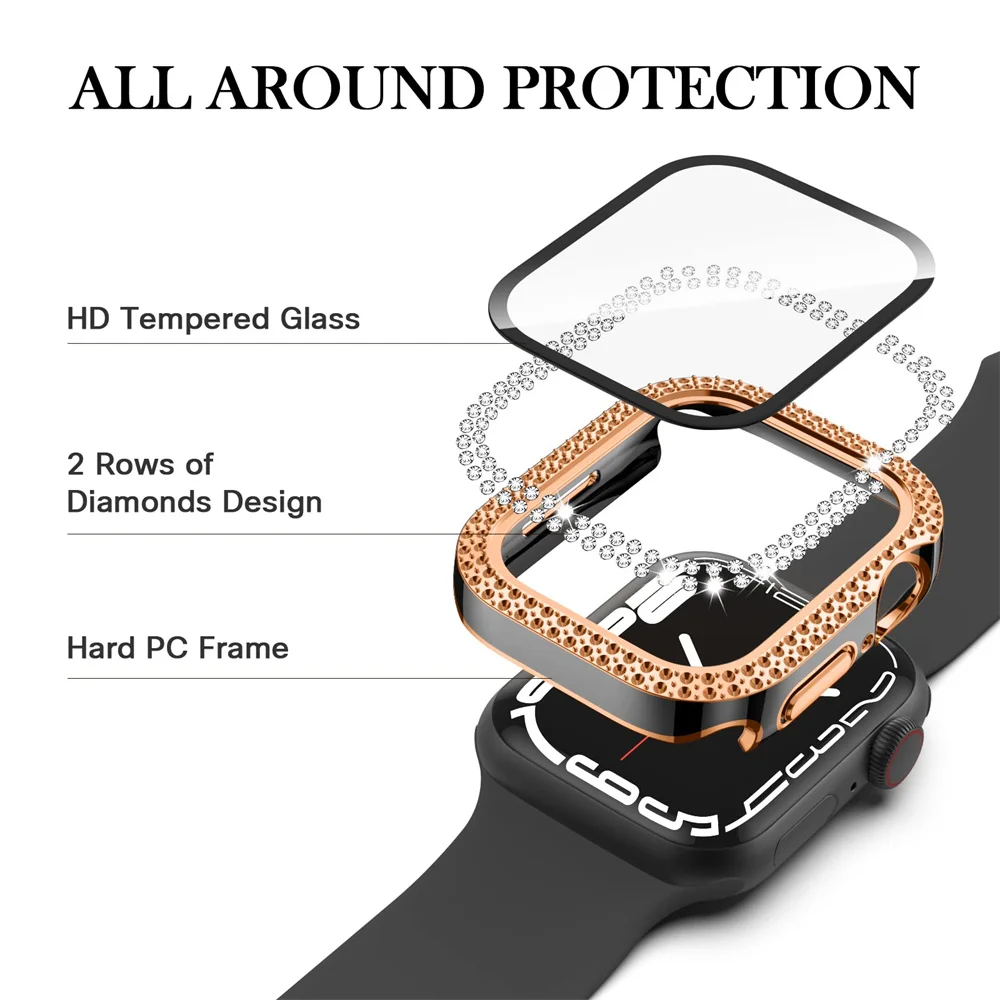 Diamentowa osłona do zegarka A – Smartwatch Band Accessories recenzja i cena