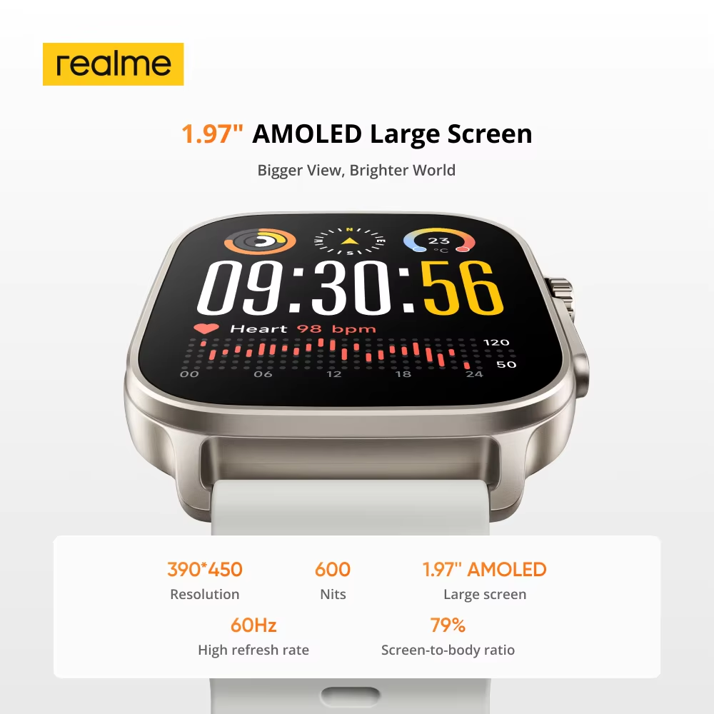 Globalna wersja realme watch 5 – Smartwatch Face recenzja i cena