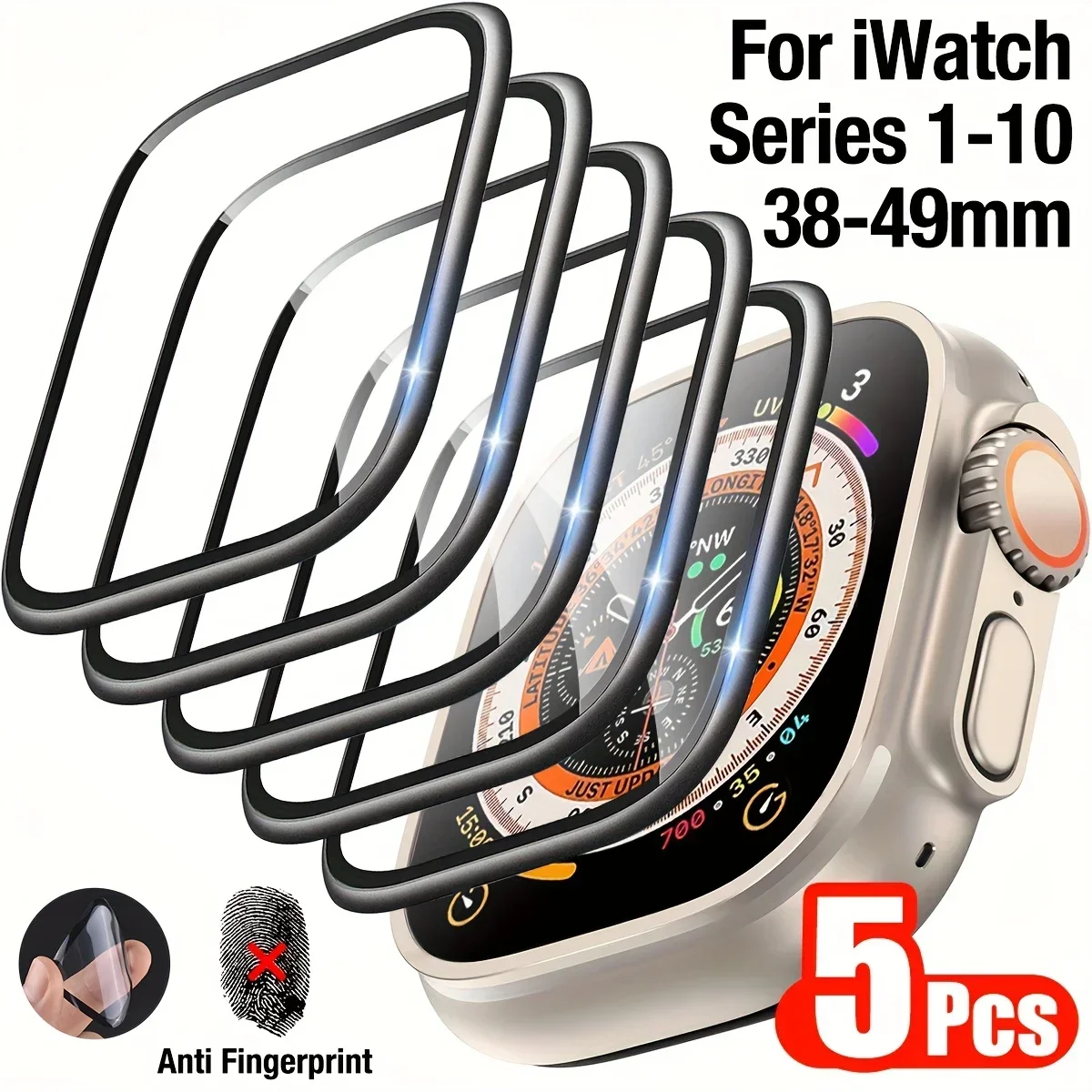 1-5 szt. Folia ochronna przeci – Apple Smartwatch Accessories recenzja i cena