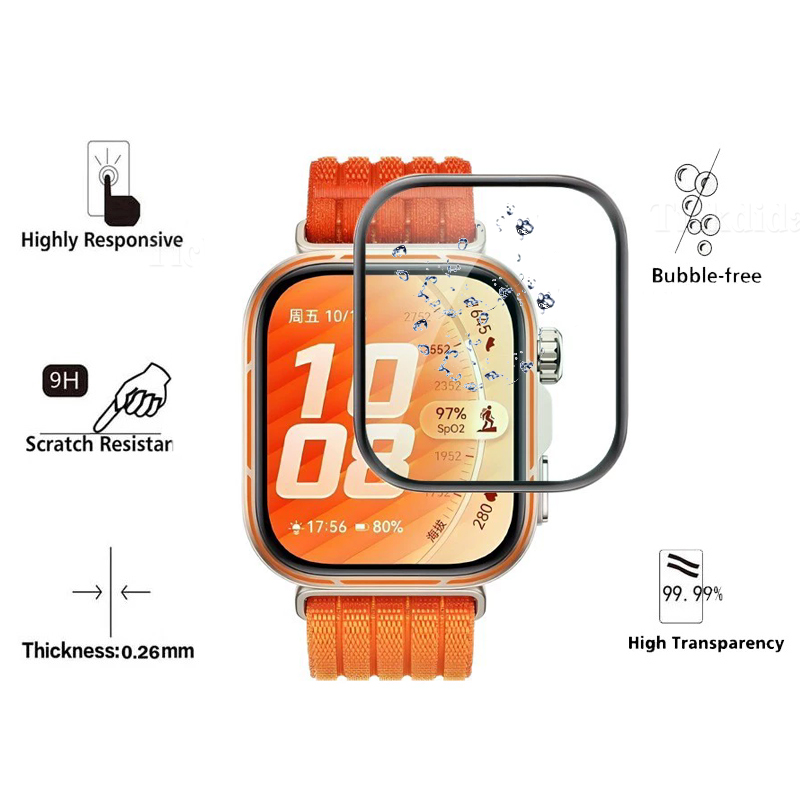 Miękkie szkło hartowane do Hua – Huawei Smartwatch Accessories recenzja i cena