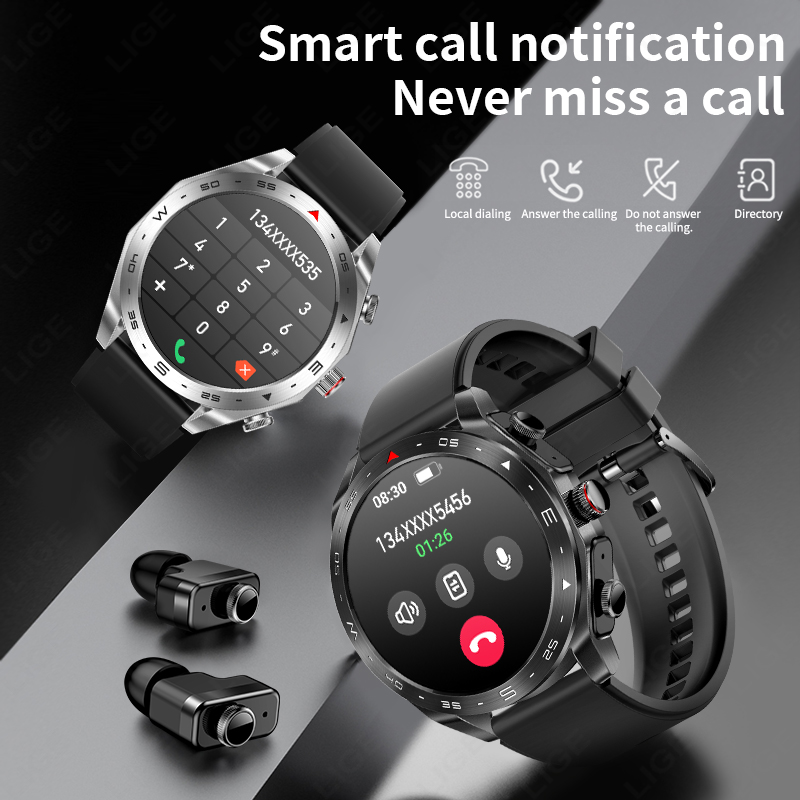 LIGE z słuchawkami Bluetooth z – Smartwatch Headset recenzja i cena