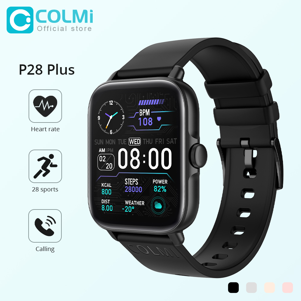 COLMI P28 Plus Bluetooth Odbie – Smartwatch Face recenzja i cena